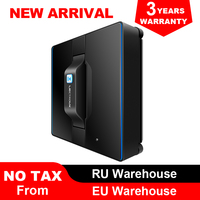 Liectroux 1080 Robot okno odkurzacz laserowy czujnik, z App,Antifall, szyba samochodowa Mop, na piętro w domu okna ściany Robot czyszczący 1